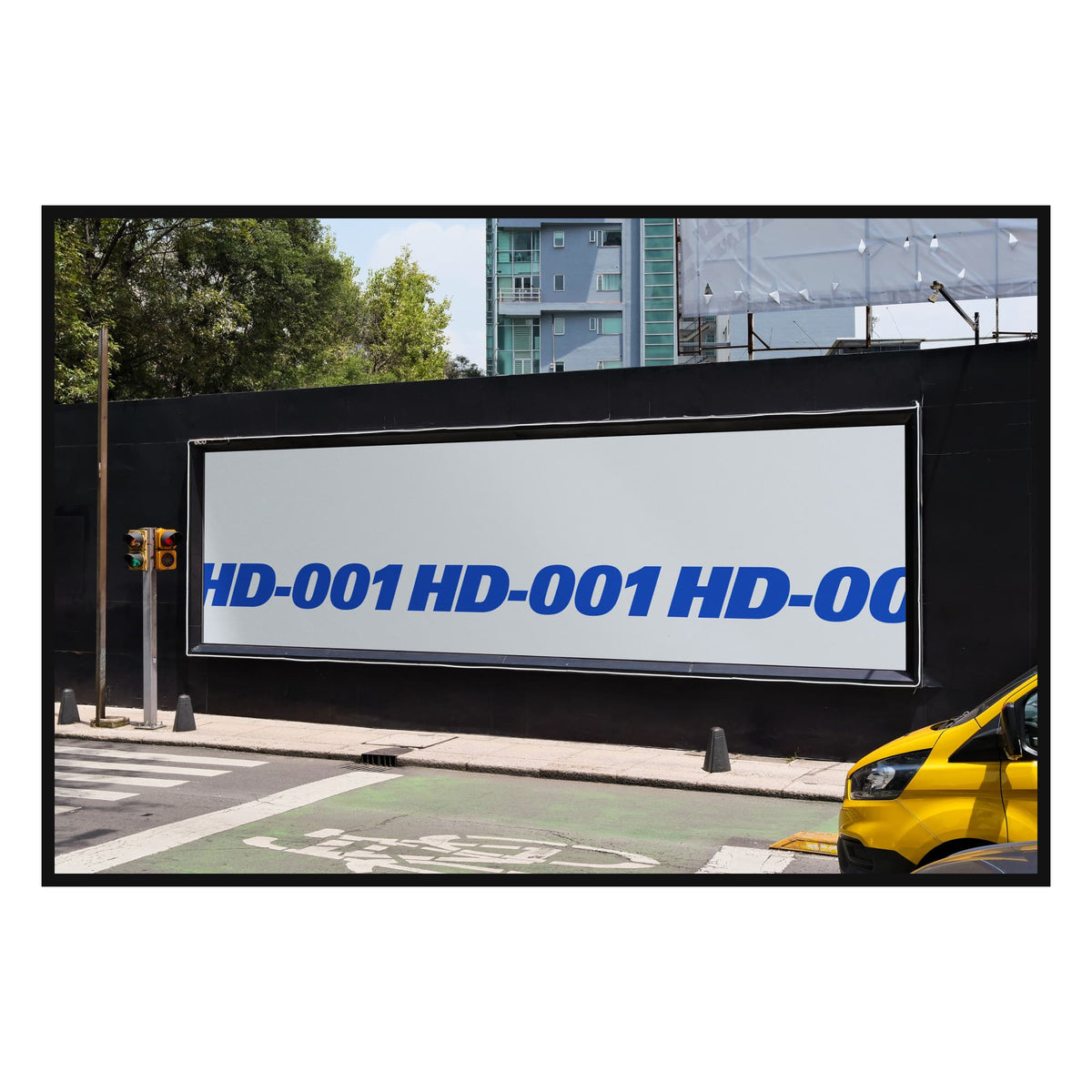 Digital Wall Display Mockup 001