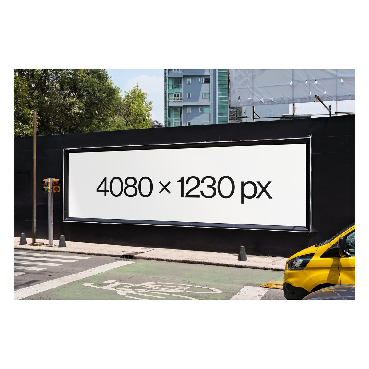 Digital Wall Display Mockup 001