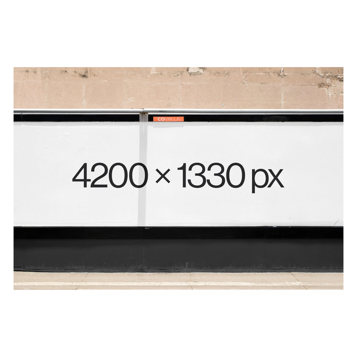 Wall Billboard Mockup 001