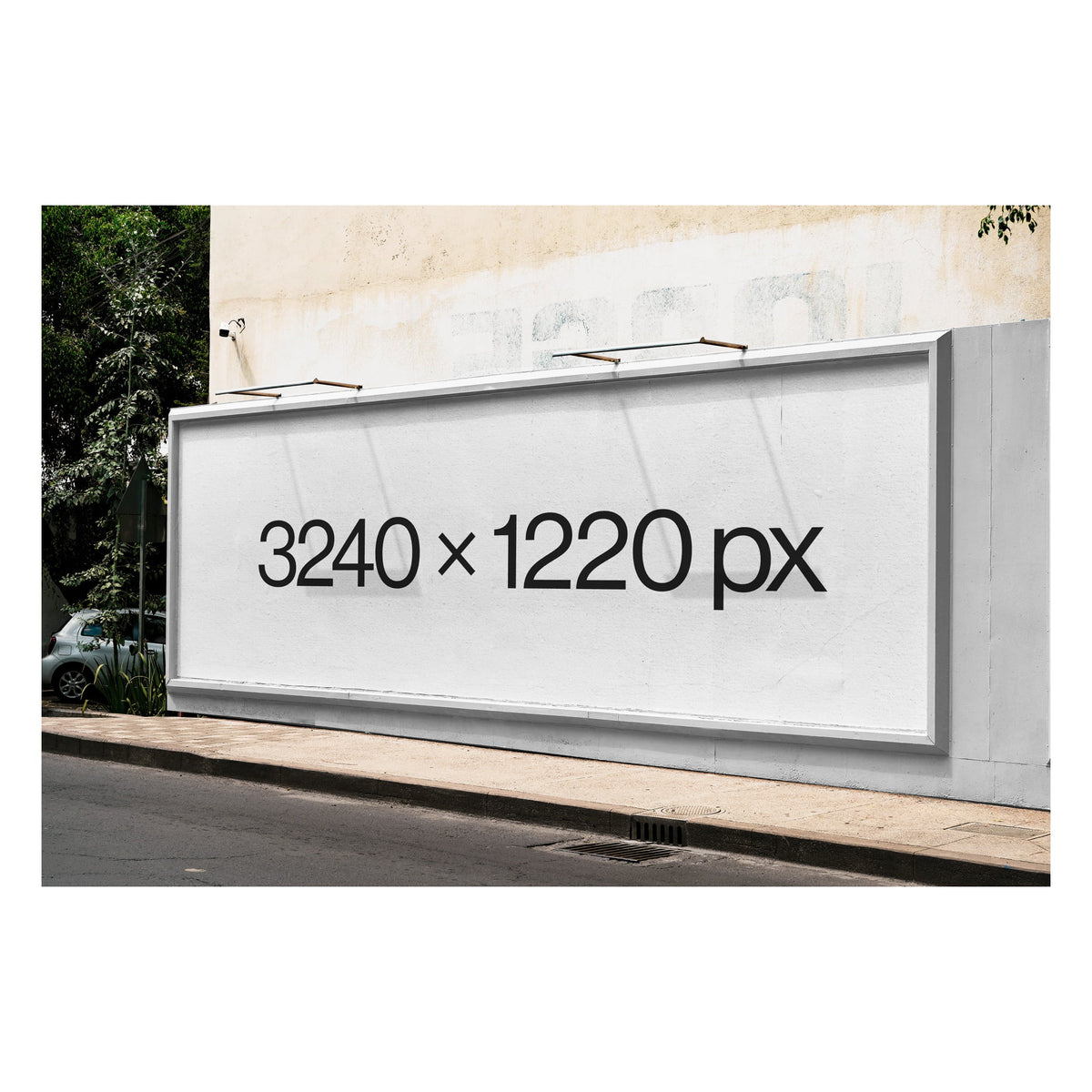 Wall Billboard Mockup 002
