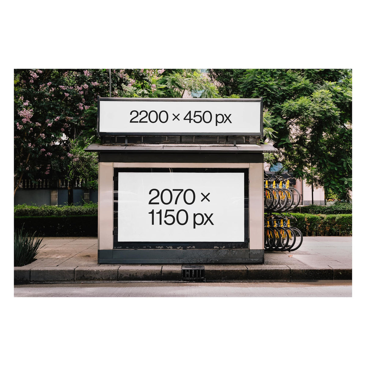 Street Kiosk Mockup 001