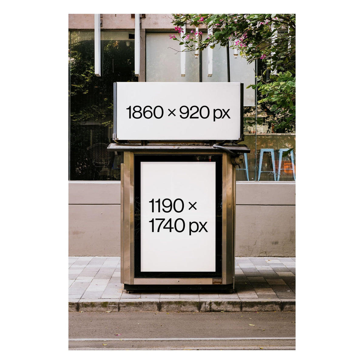Street Kiosk Mockup 003