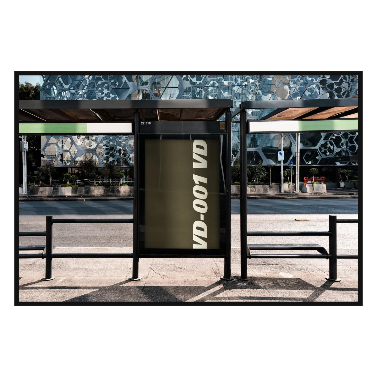 Bus Stop Poster Mockup 001